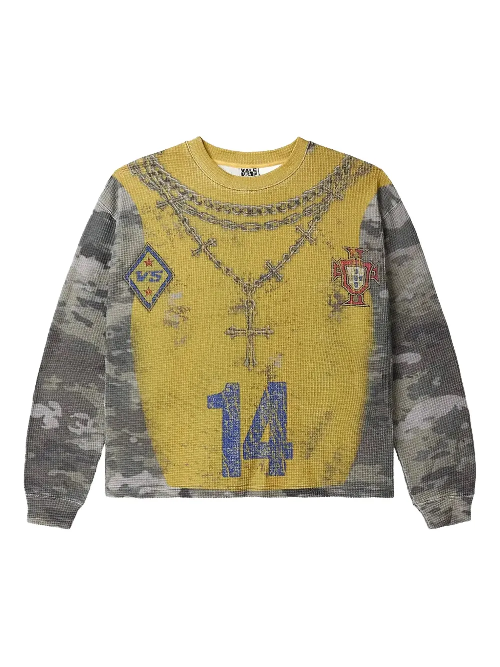 Vale graphic-print sweatshirt | Yellow | Image 1