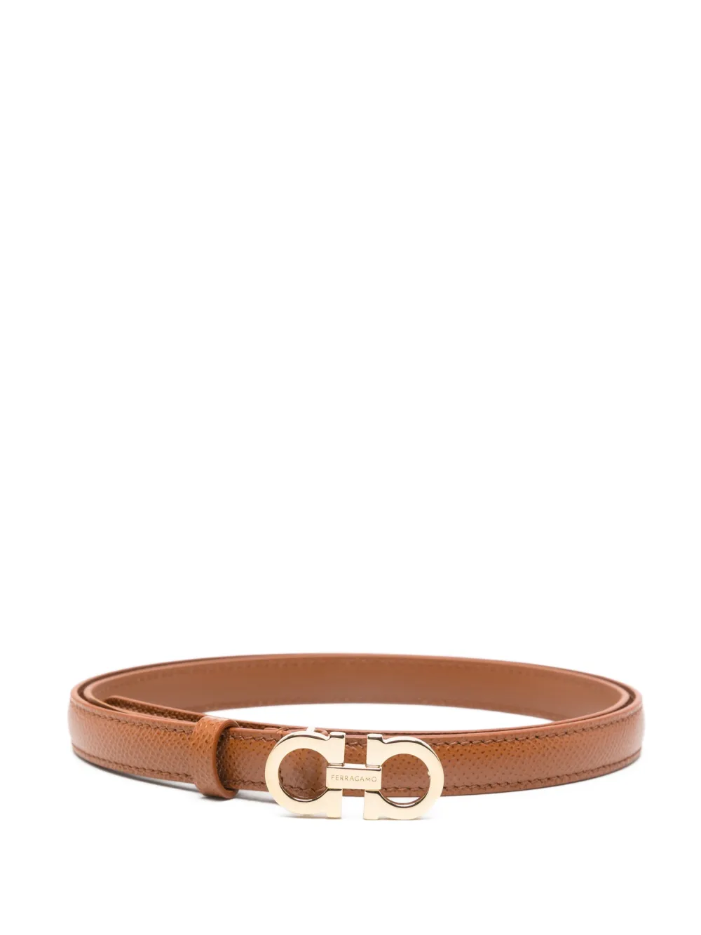 Ferragamo gancini belt - Marrone