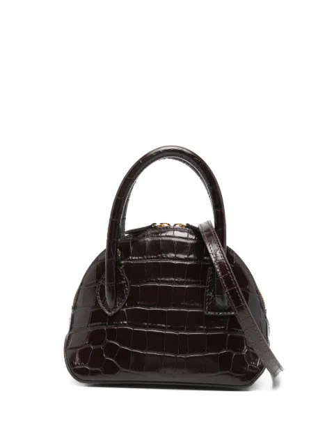 Liffner Dome croc-embossing mini bag