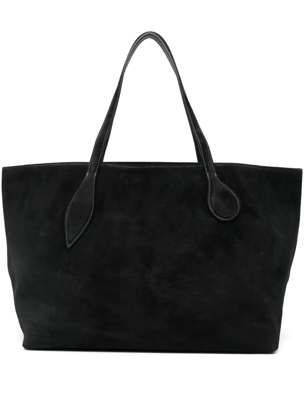 Liffner sac cabas Mega Sprout en daim | noir | Image 1