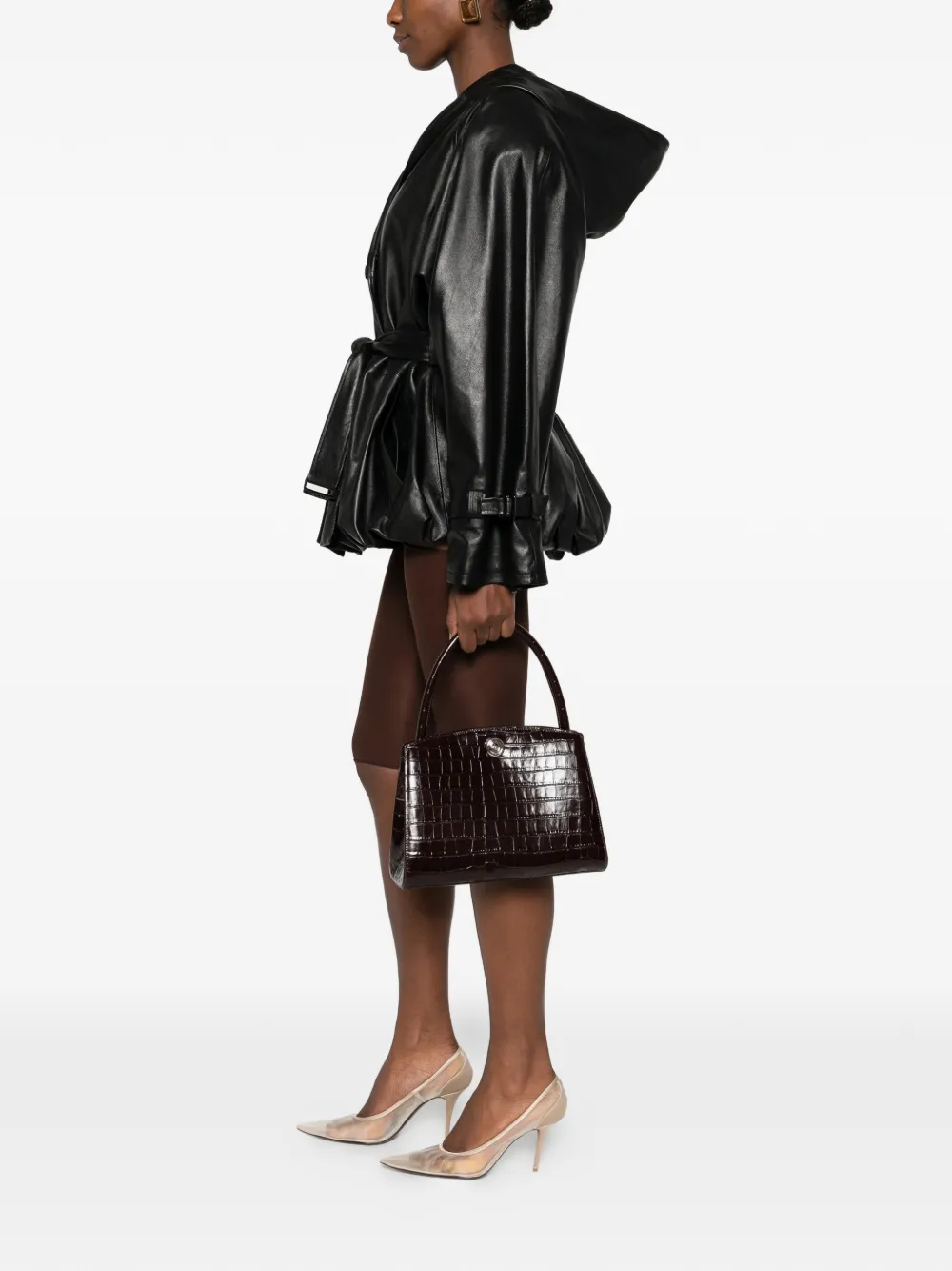 Liffner Pushlock Lady tote bag - Bruin