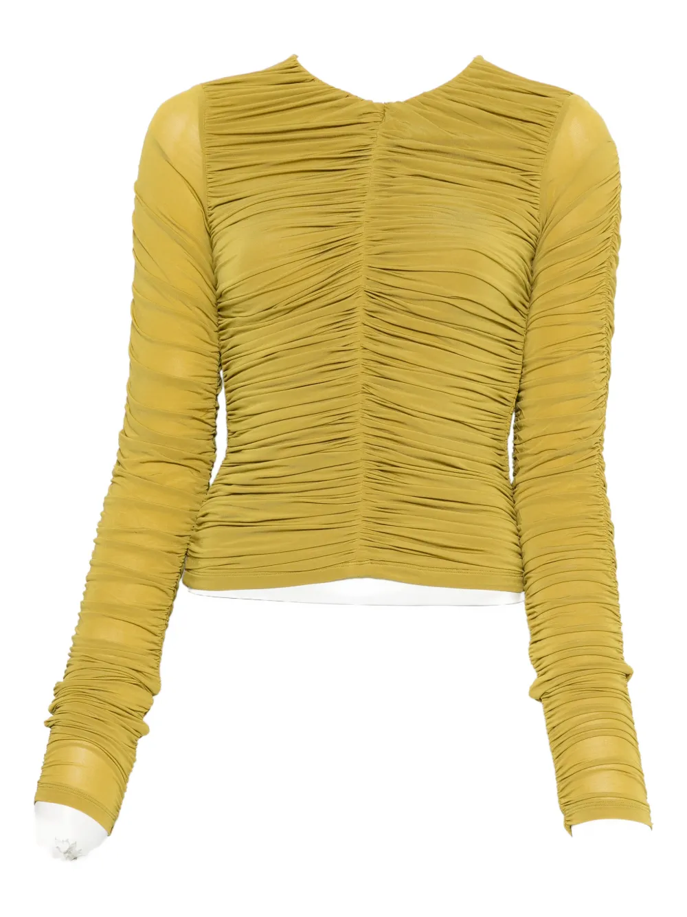 TOVE Nevin gathered blouse - Verde