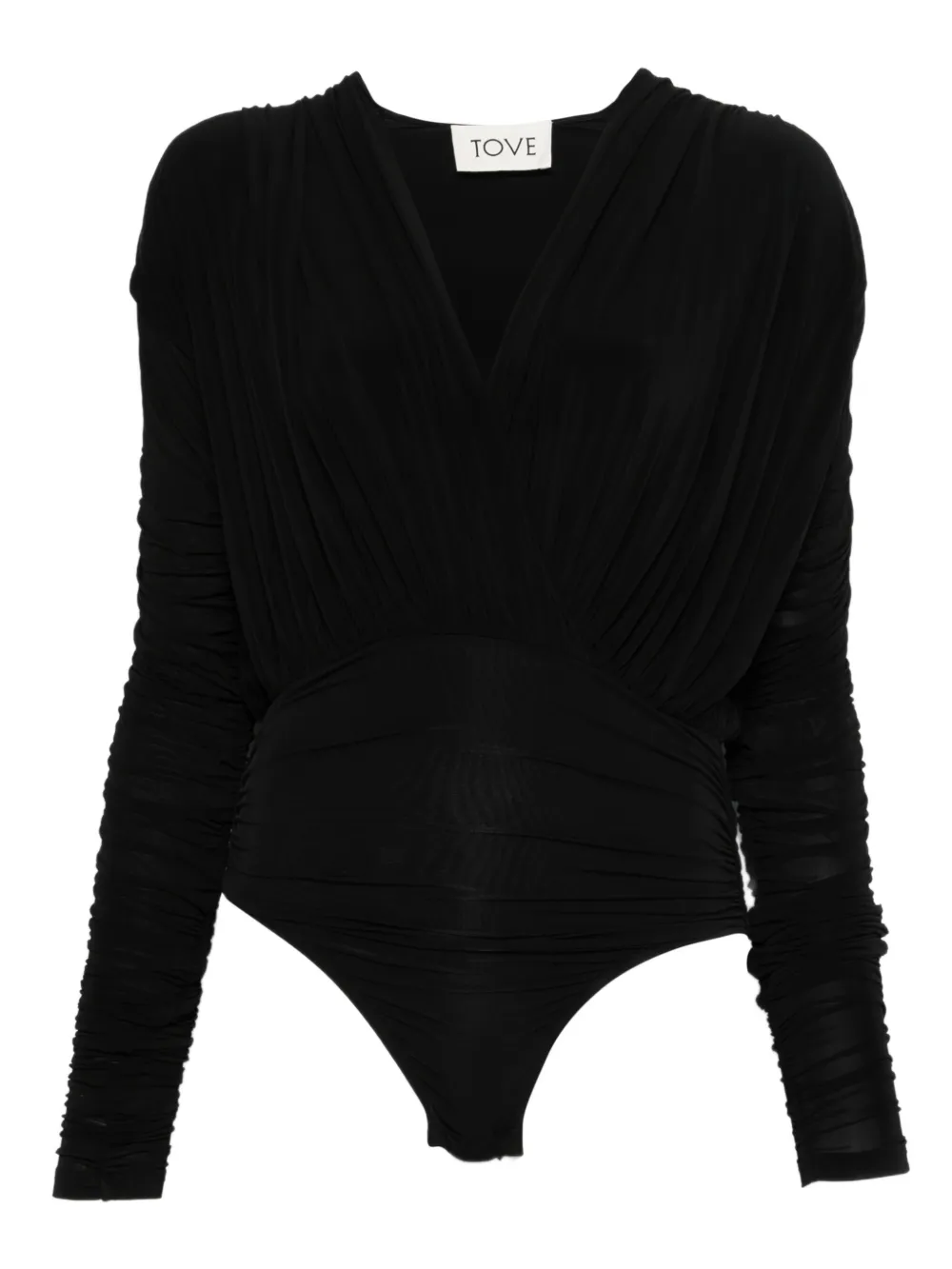 TOVE V-neck bodysuit - Nero