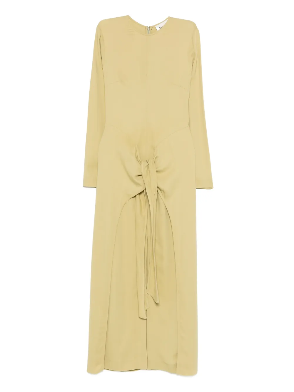 TOVE long-sleeve maxi dress - Toni neutri