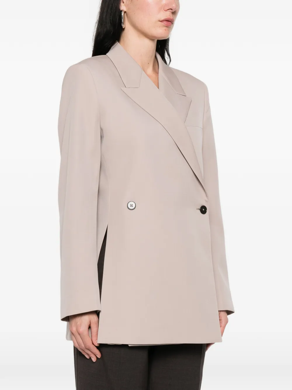  Jil Sander Double-breasted Jacket - Neutrals 