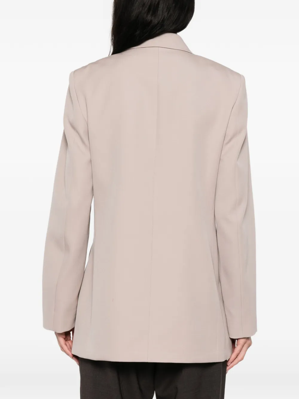 Jil Sander Jack met dubbele rij knopen Beige