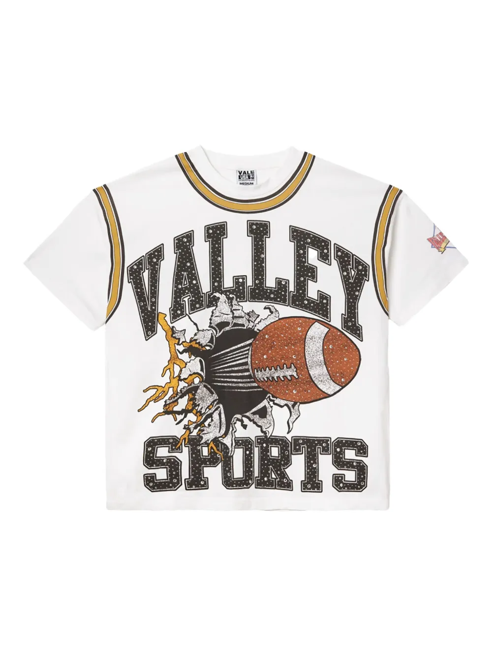 Vale Classic Bling T-shirt | White | Image 1