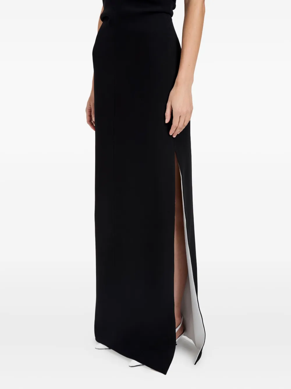 Proenza Schouler Asymmetrische maxi-jurk Zwart