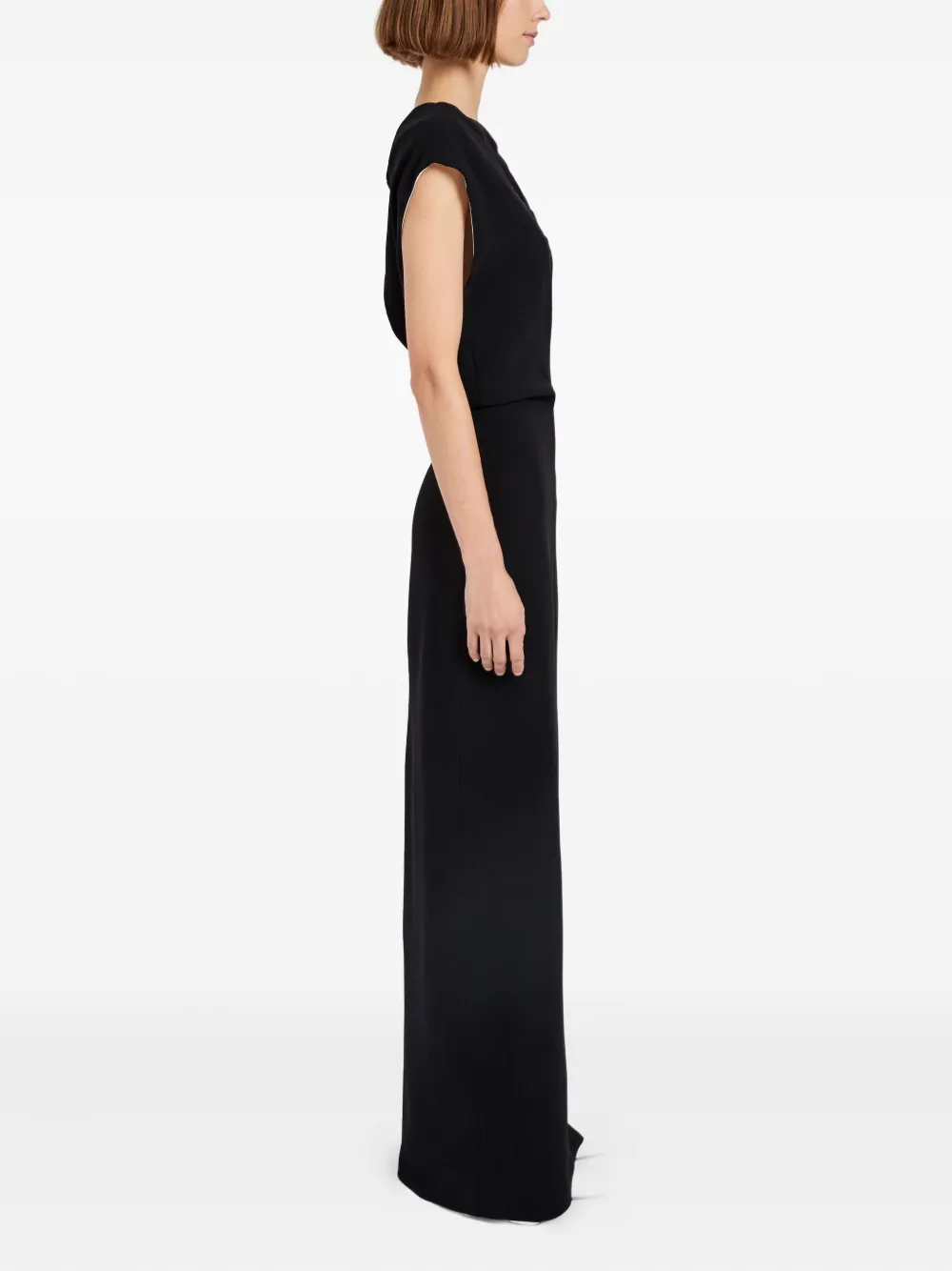 Proenza Schouler Asymmetrische maxi-jurk Zwart