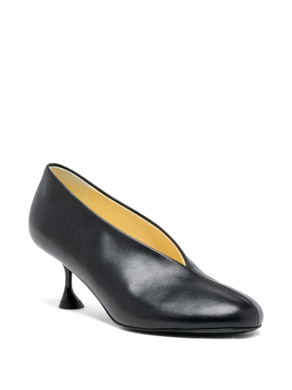 Proenza Schouler Tee leren pumps Zwart