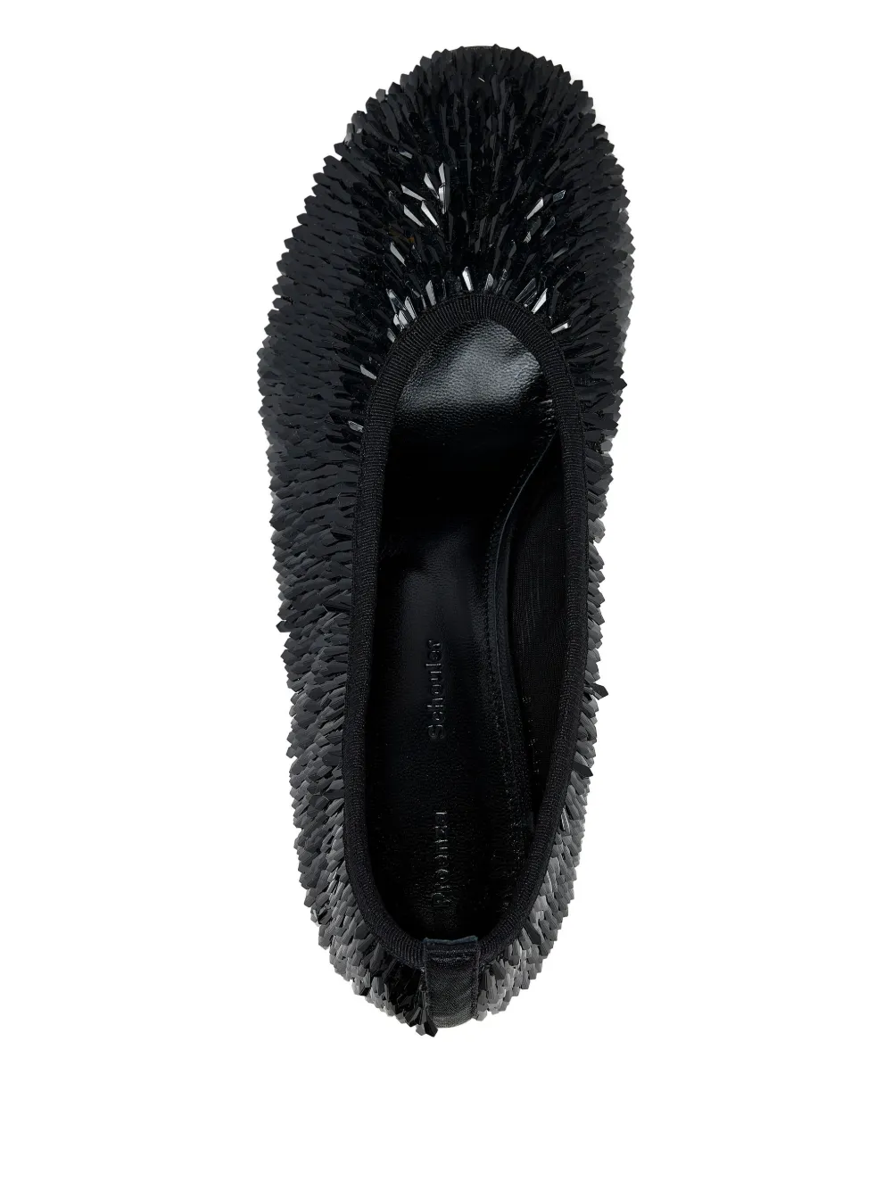 Proenza Schouler Tee pumps met pailletten Zwart