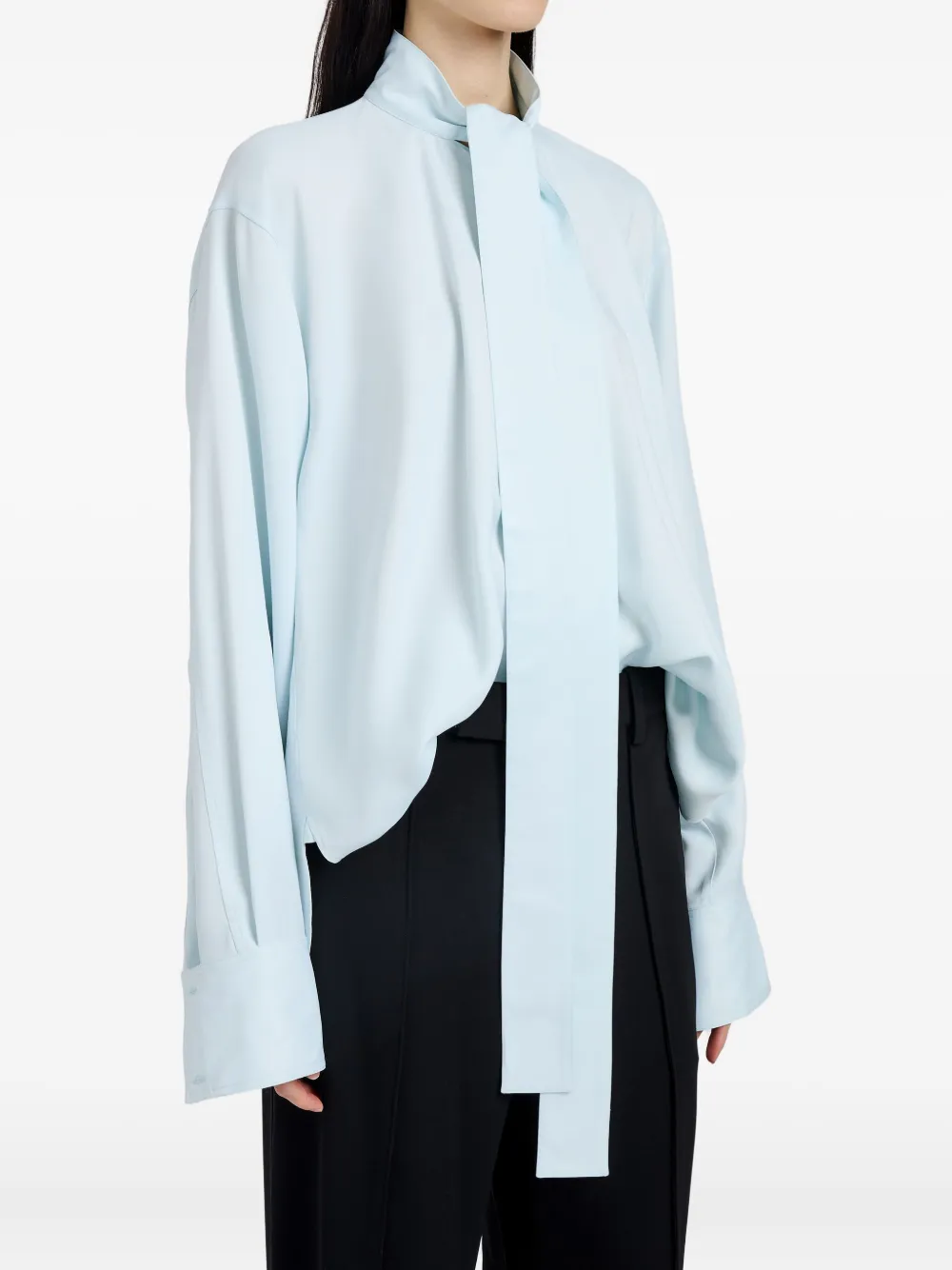 Proenza Schouler Ricky Blouse In Blue