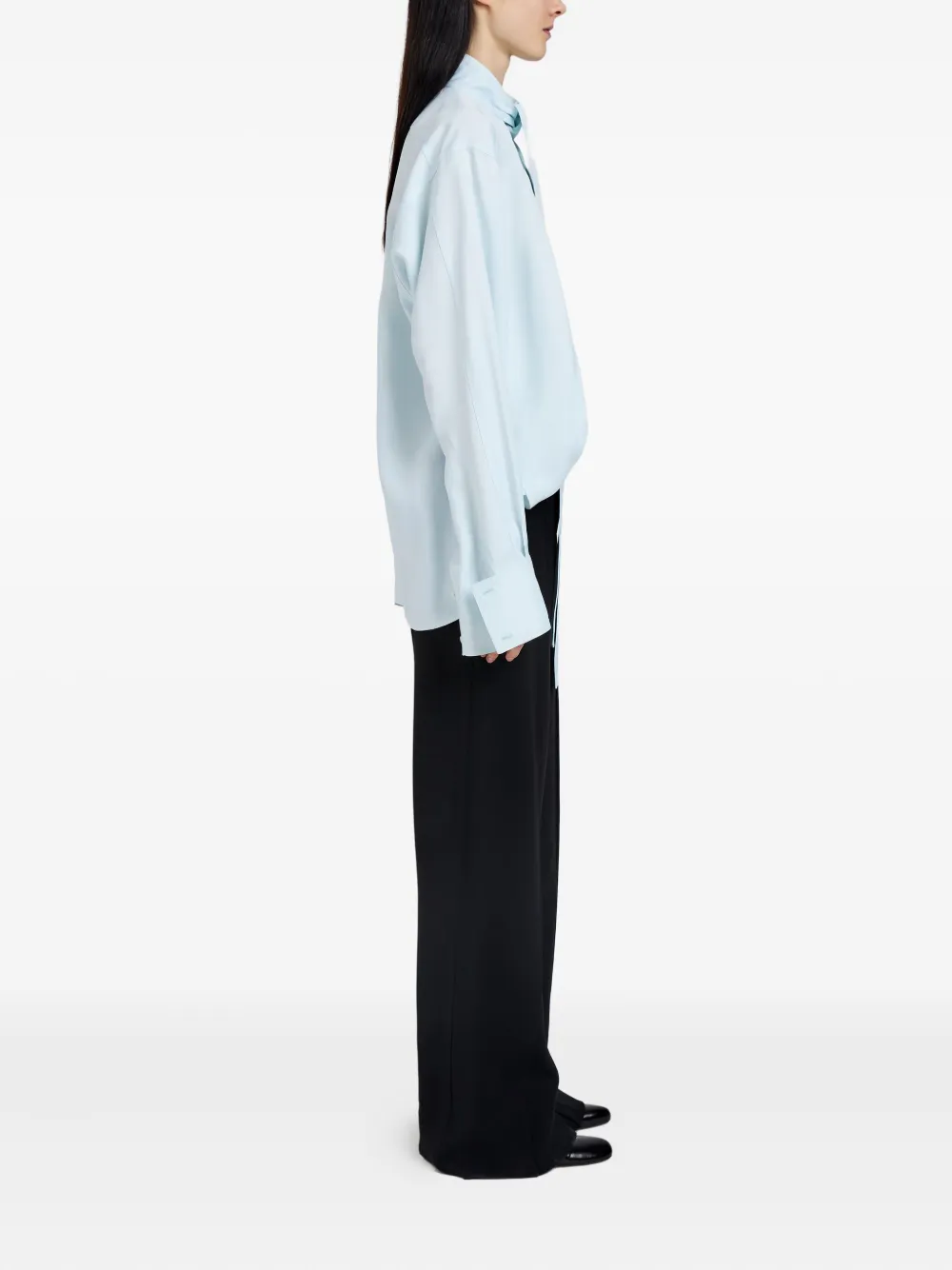 Proenza Schouler Ricky Blouse In Blue