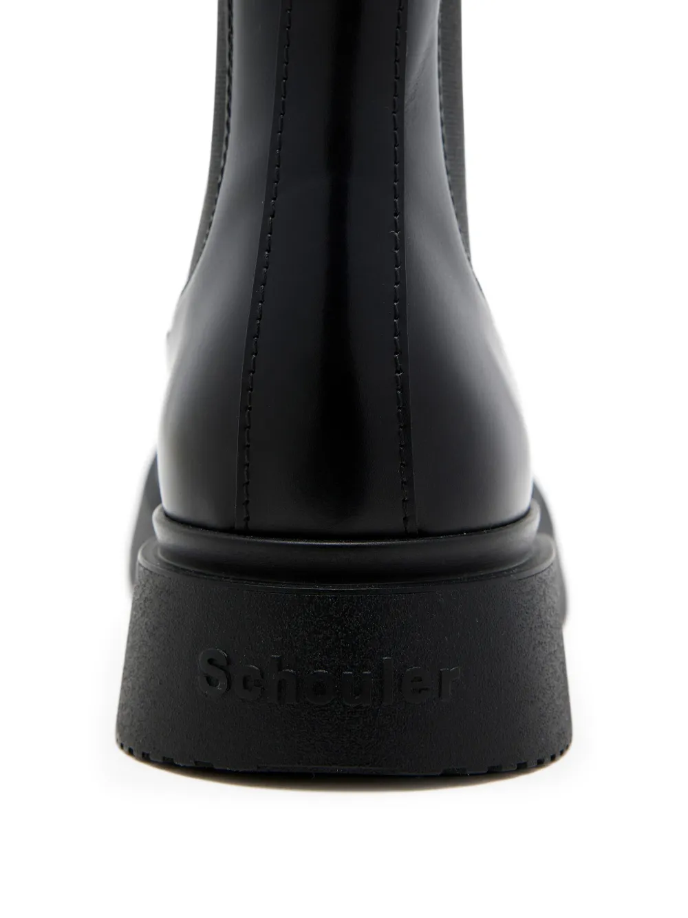 Proenza Schouler Bank Chelsea Boots In Black