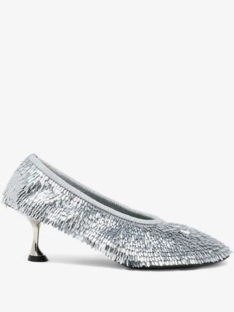 Proenza Schouler Tee sequinned pumps