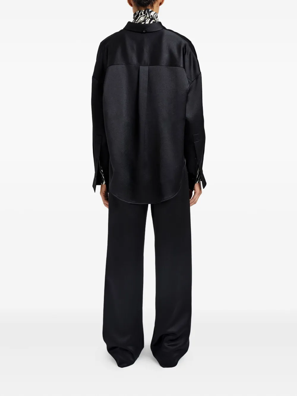 Proenza Schouler White Label Caroline Shirt In Black
