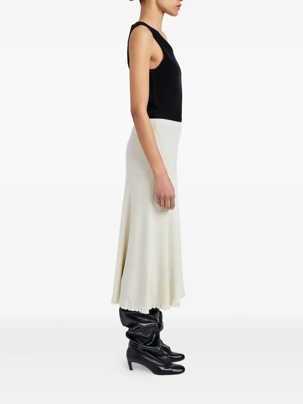 Proenza Schouler White Label Stina gebreide rok - Wit