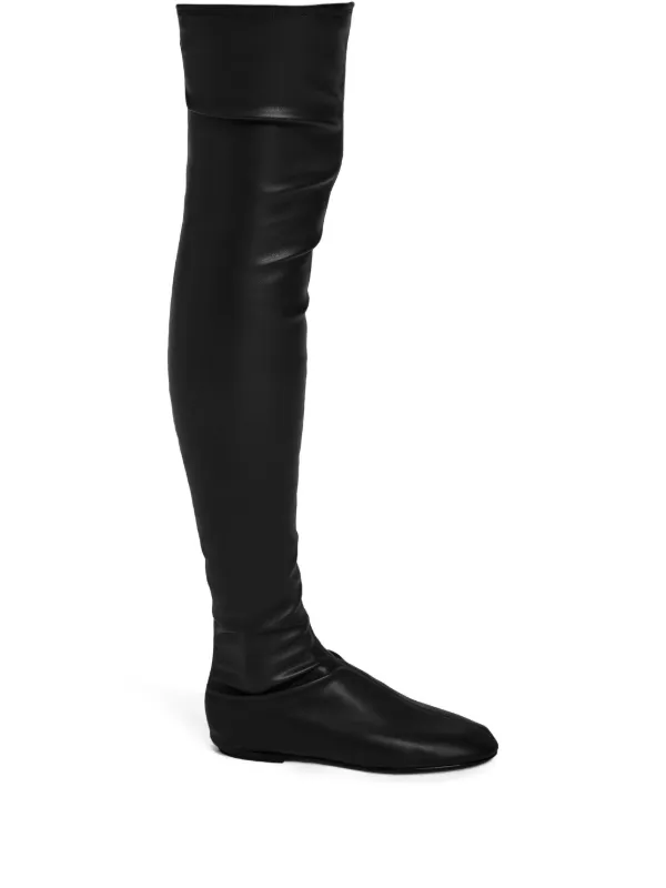 Proenza Schouler Tee Stretch Over the Knee Boots in Black