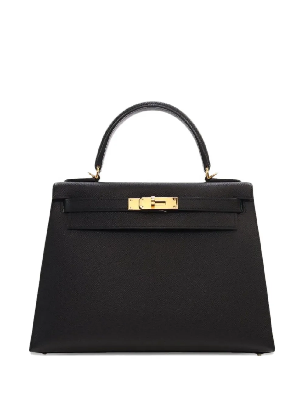 Pre-owned Hermes 2020 Kelly 28 Sellier Tote Bag In Black