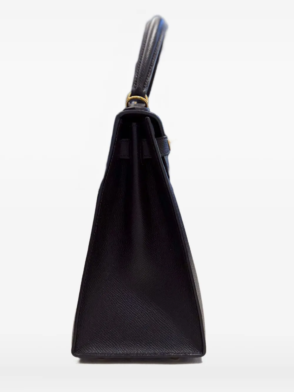Pre-owned Hermes 2020 Kelly 28 Sellier Tote Bag In Black