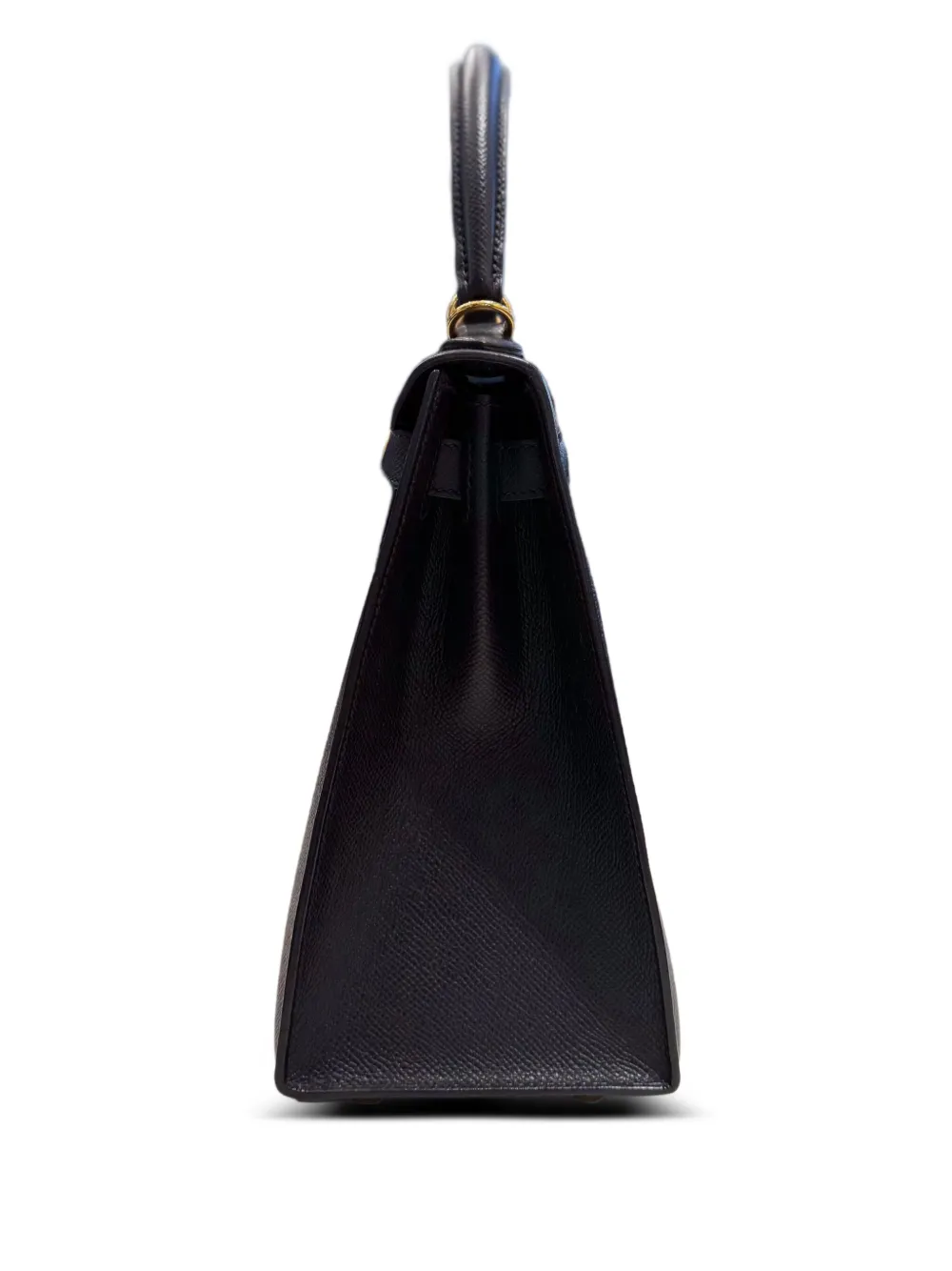 Hermès Pre-Owned 2020 Kelly 28 Sellier Epsom handtas met gouden hardware Zwart