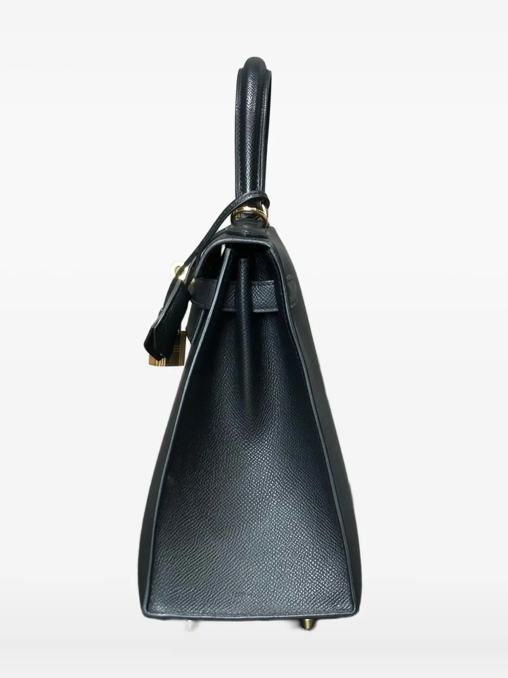 Pre-owned Hermes 2024 Kelly 28 Sellier Tote Bag In Black