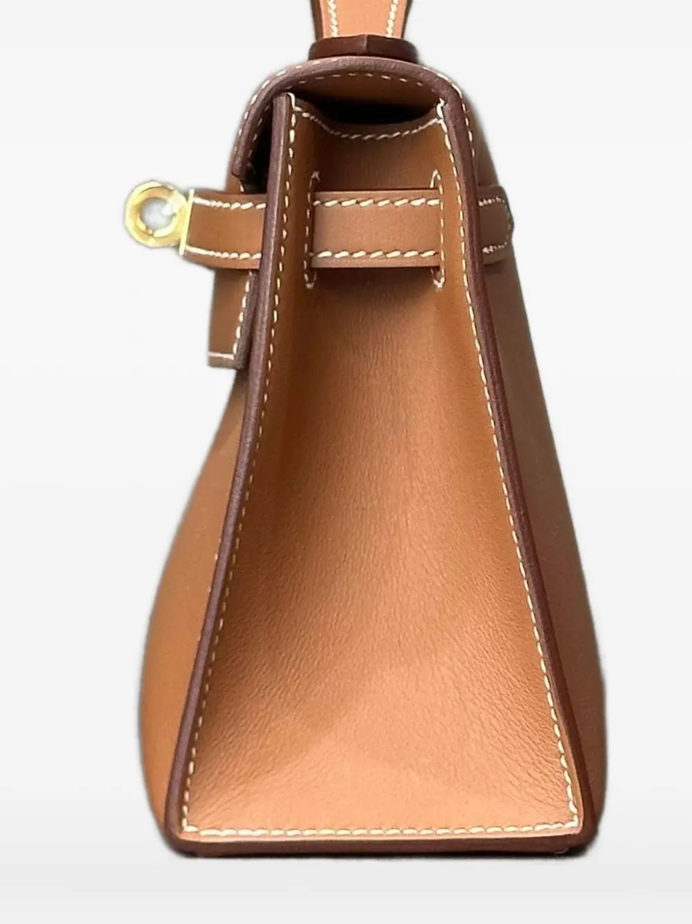 Pre-owned Hermes 2025 Kelly Pochette Tote Bag In Brown