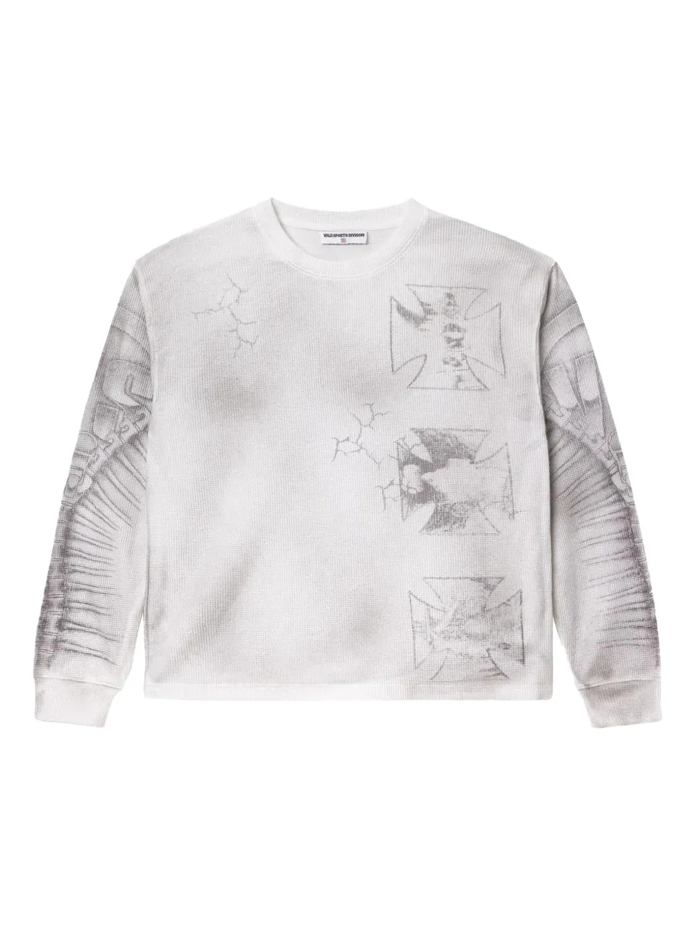 Vale Iron Spine Thermal sweatshirt | White | Image 1