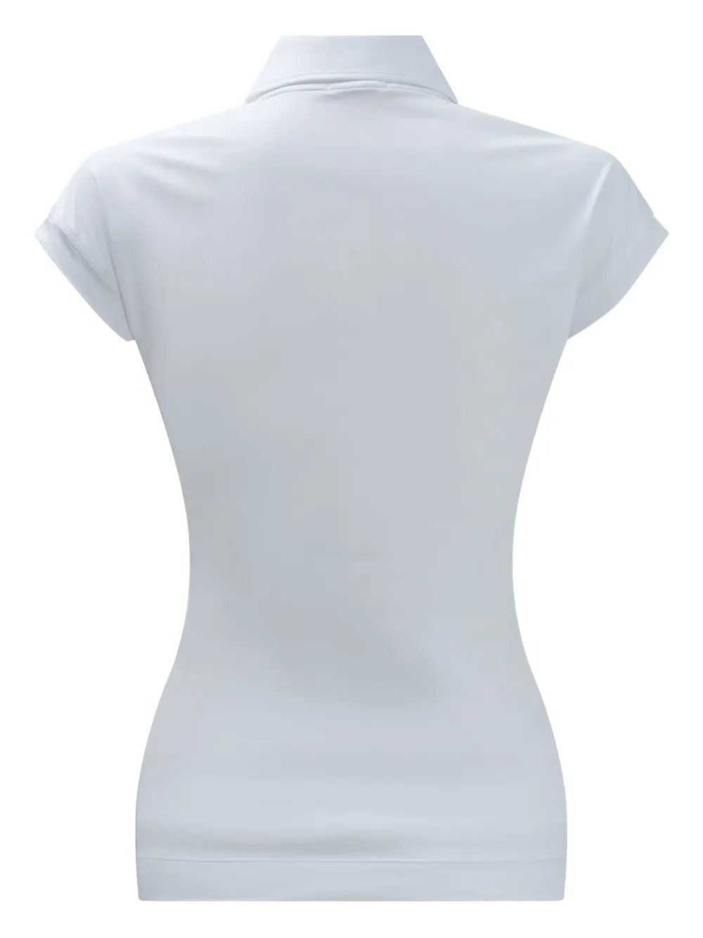 Brunello Cucinelli Polotop met embleem - Wit