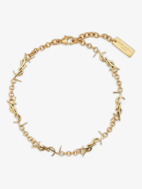 Saint Laurent CASSANDRE multi-charm bracelet