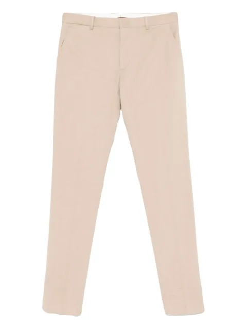 Zegna pantalones tapered con cierre oculto