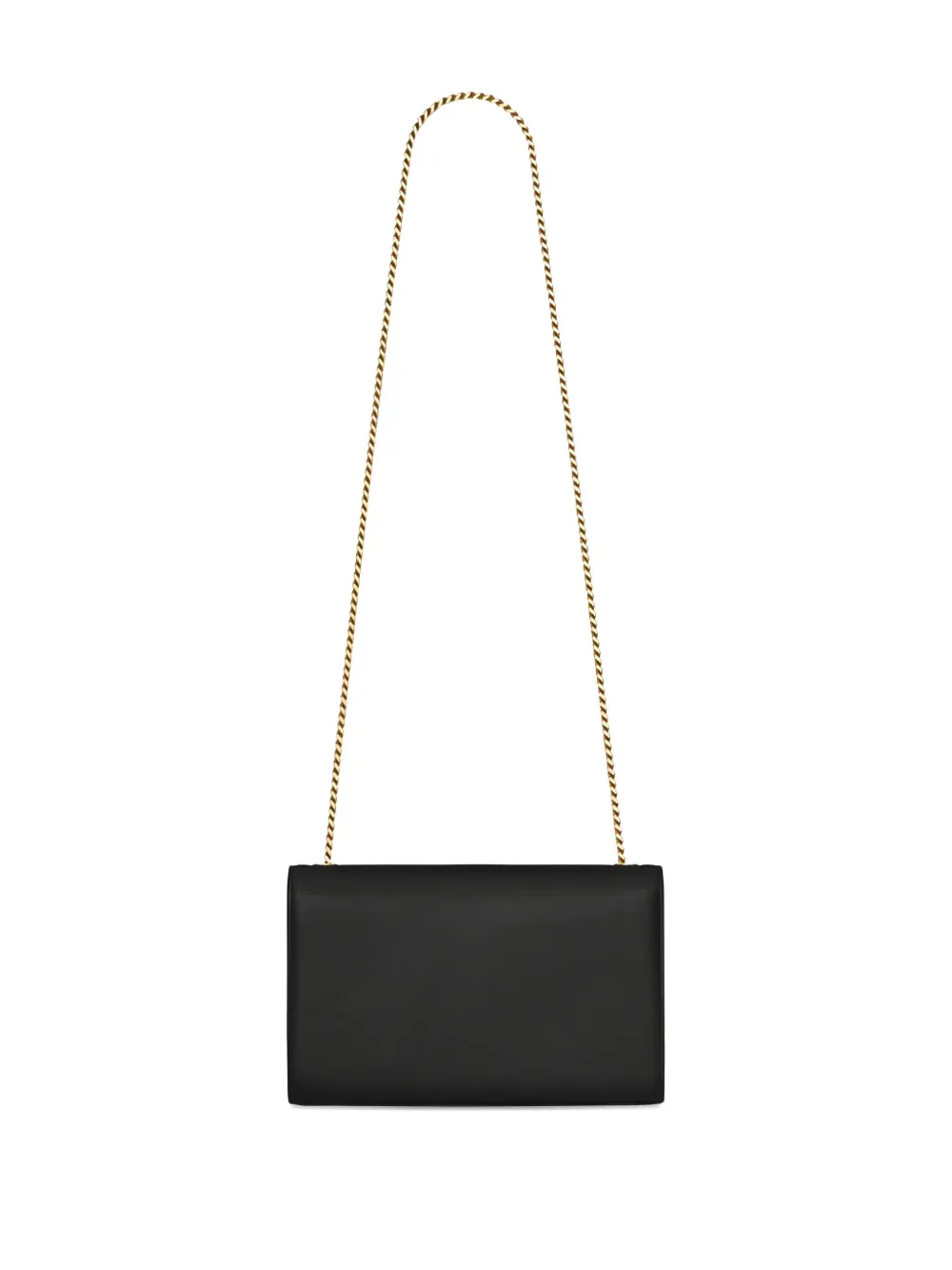 Saint Laurent Kate medium schoudertas met logo - Zwart