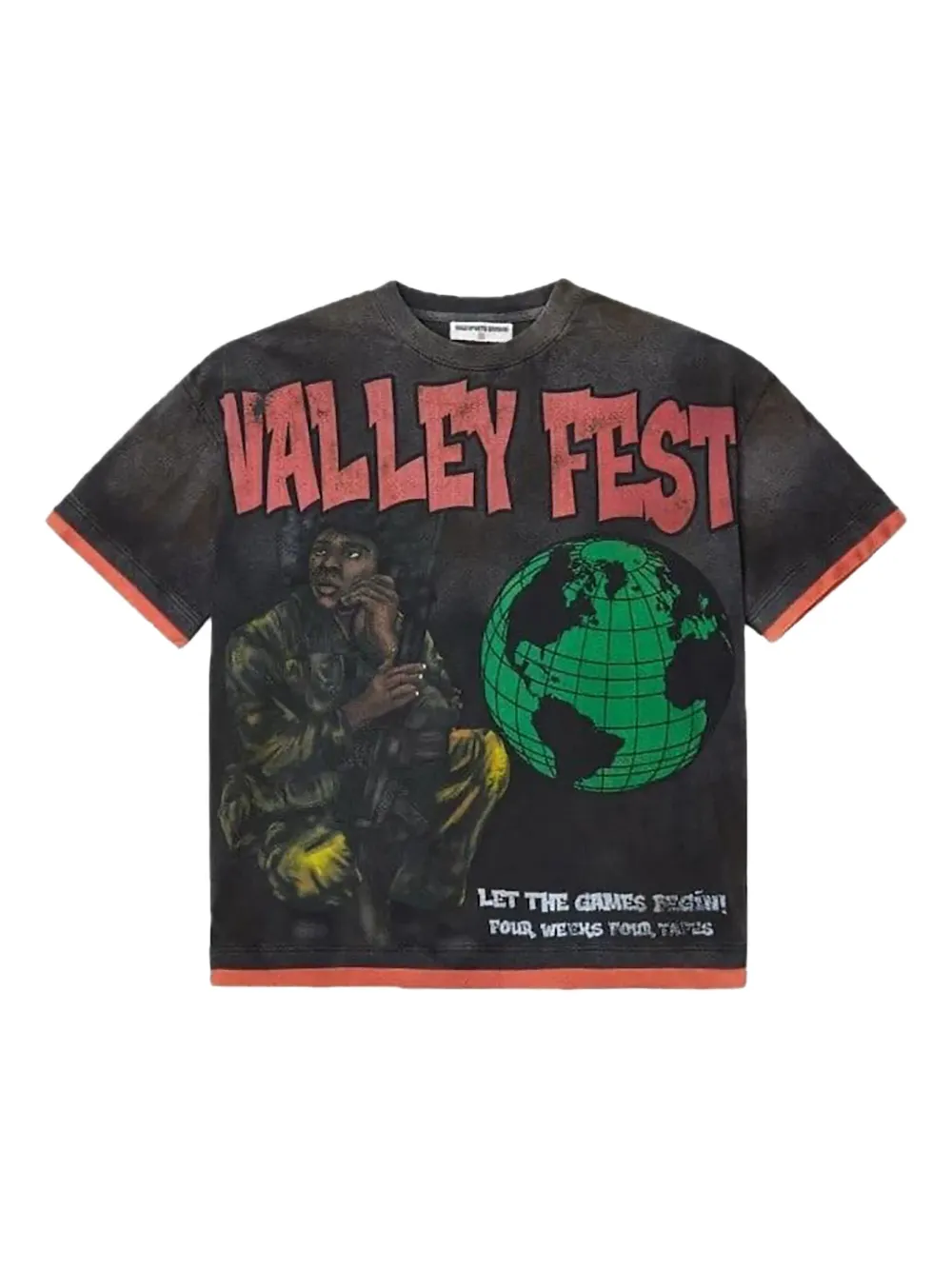 Vale graphic-print T-shirt | Black | Image 1
