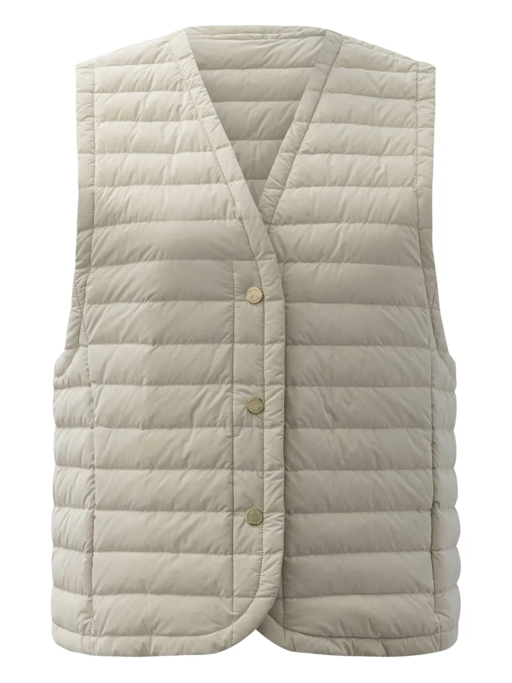 Moorer Monya quilted gilet | Neutrals | Image 1