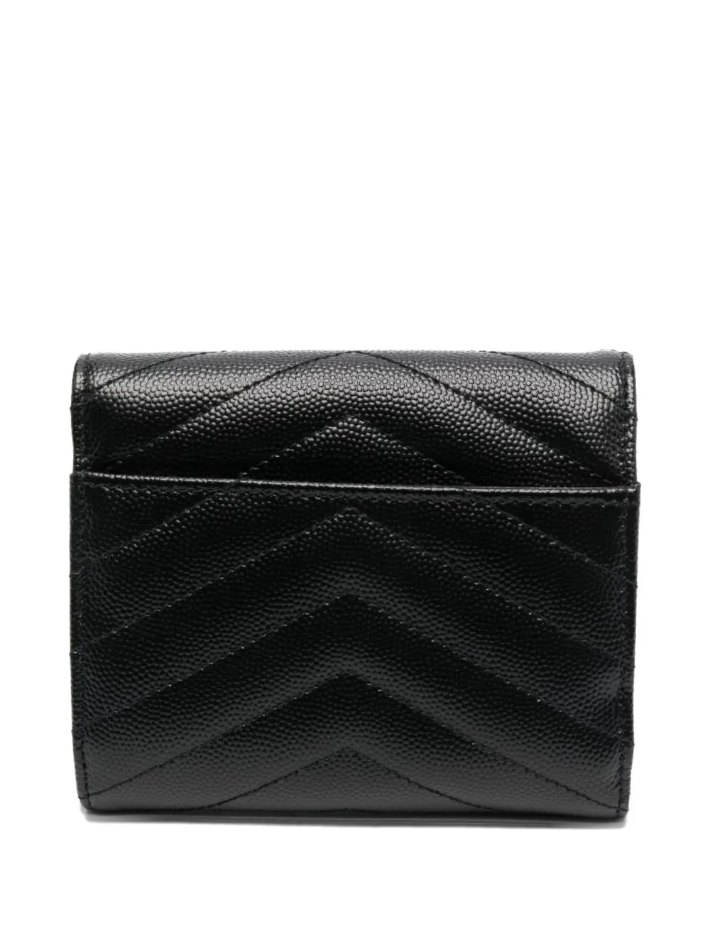 Saint Laurent Leren portemonnee - Zwart