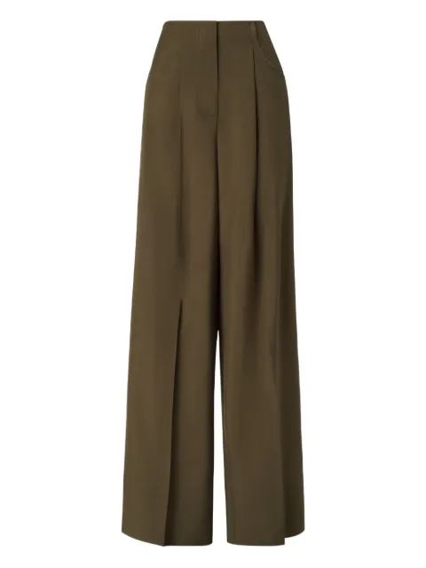 FENDI pleat-detail wide-leg trousers