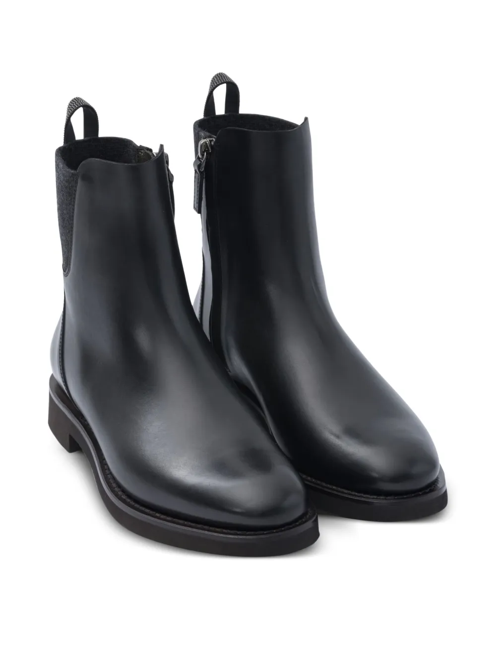 Brunello Cucinelli Chelsea-boots i läder | Chelsea-boots | Image 2
