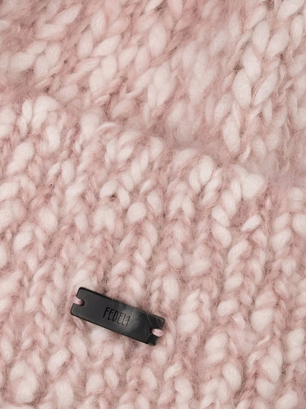 Fedeli Muts met logoplakkaat Beige