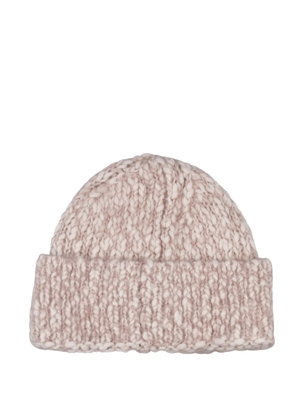 Fedeli logo-plaque beanie - Beige