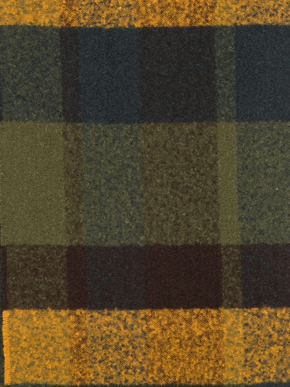 Barbour checked fringed scarf | Image 2
