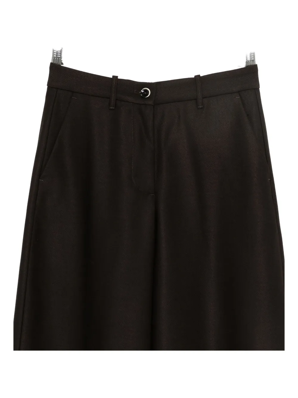 Nine In The Morning Wool Trousers In Brown