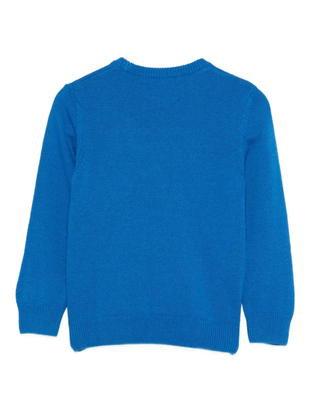 Mc2 Saint Barth Viziato Crew-neck Sweater In Blue