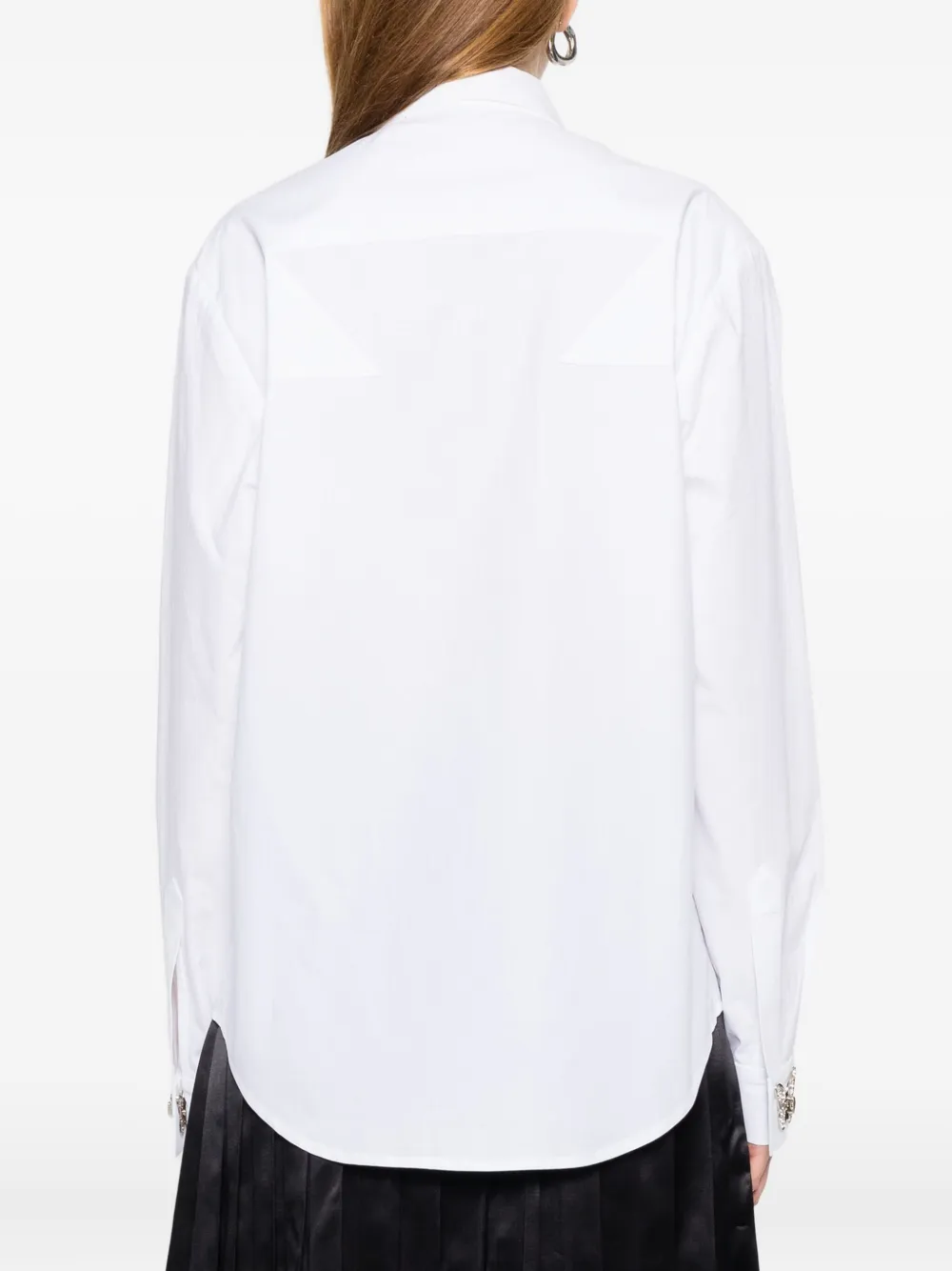 Chopova Lowena Butterfly-embellished Shirt In White
