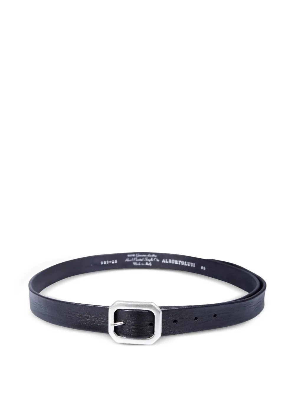 ALBERTO LUTI rectangular-buckle leather belt | Black | Image 1