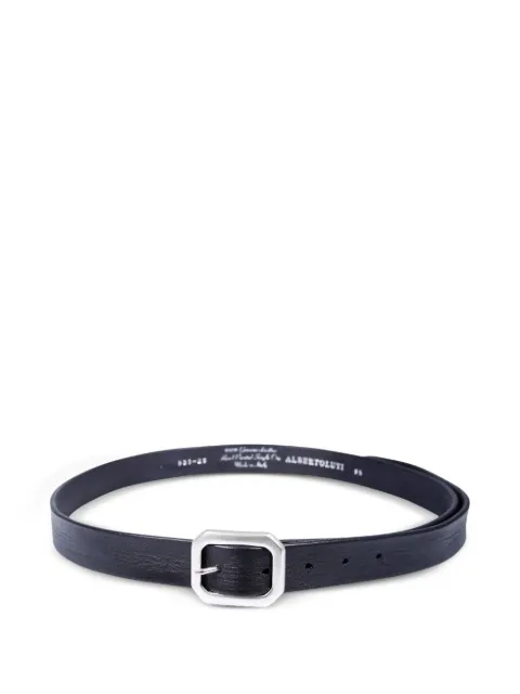 ALBERTO LUTI rectangular-buckle leather belt