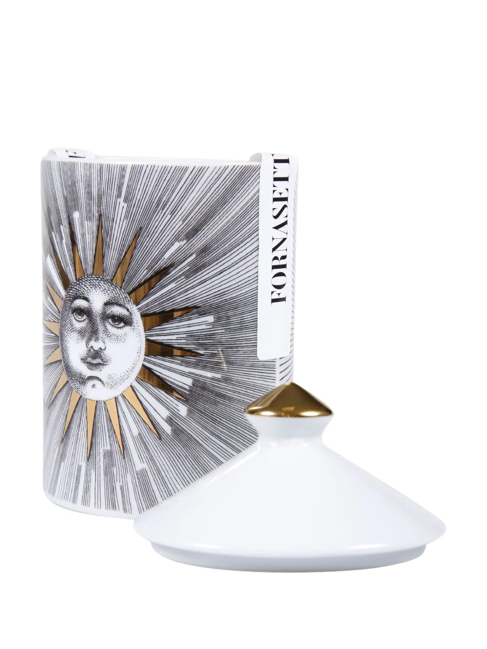Fornasetti Se Poi Scented Candle (15cm X 9cm) In White
