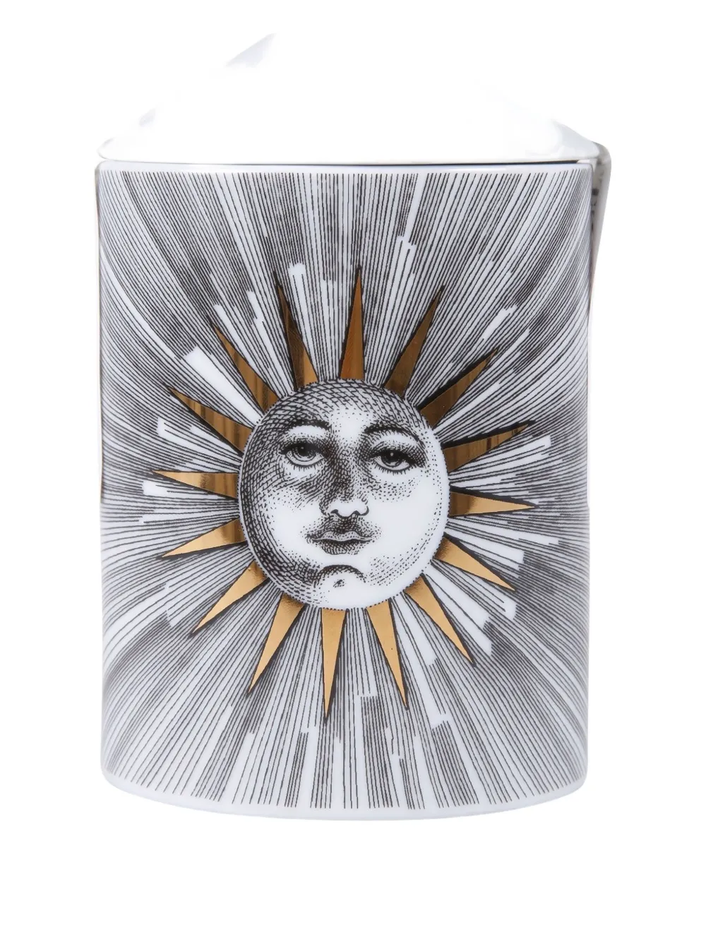Fornasetti Se Poi Scented Candle (15cm X 9cm) In White