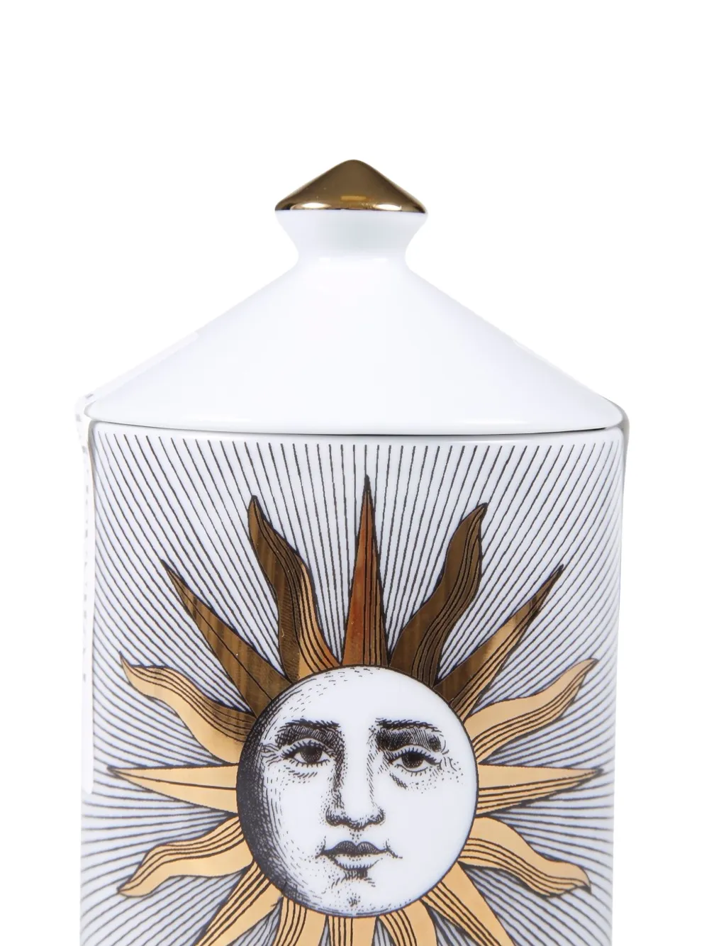 Fornasetti Se Poi scented candle (15cm x 9cm) - Wit