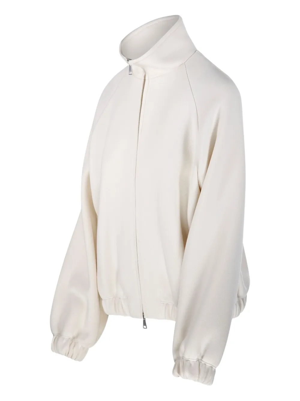Max Mara Long-sleeved Casual Jacket In White