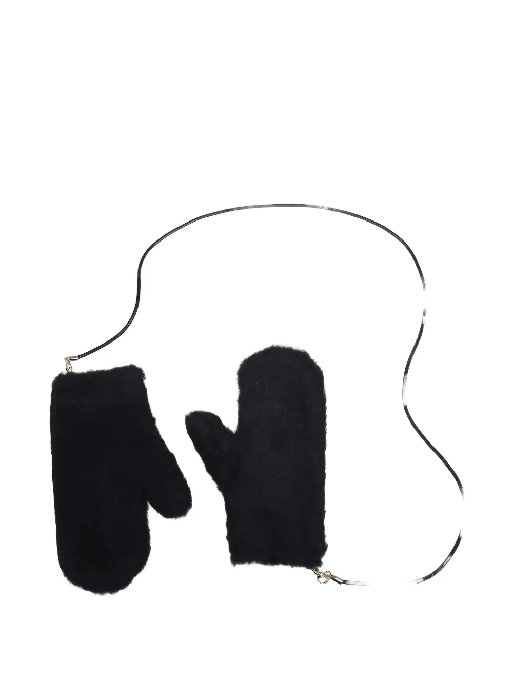Max Mara strap mittens | Black | Image 1